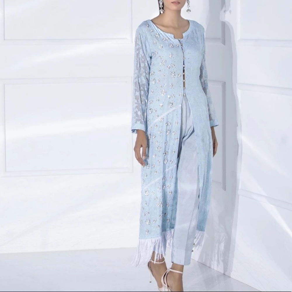 Phatyma Khan Monaco Blue Dress